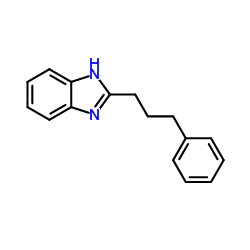 2-(3-Phenylpropyl)-1H-benzimidazole Structure