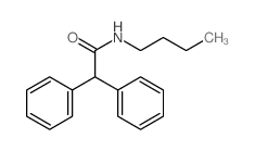 Benzeneacetamide, N-butyl-.alpha.-phenyl- structure