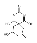 5-Allyl-5-(2-hydroxypropyl)-2,4,6(1H,3H,5H)-pyrimidinetrione结构式