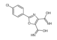 2-(4-chlorophenyl)-1,3-oxazole-4,5-dicarboxamide结构式