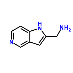 1H-吡咯并[3,2-c]吡啶-2-甲胺结构式