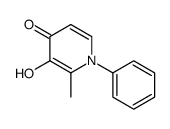 3-hydroxy-2-methyl-1-phenylpyridin-4-one Structure