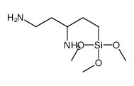 3-(2-AMINOETHYL)3-AMINOPROPYLTRIMETHOXYSILANE结构式