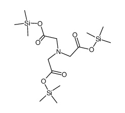 1,1',1''-tris[(trimethylsiloxy)carbonyl]trimethylamine Structure