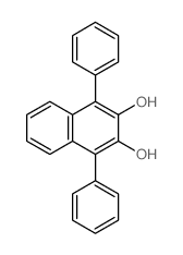 1,4-diphenylnaphthalene-2,3-diol Structure