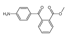 2-(4-Aminobenzoyl)benzoic acid methyl ester结构式