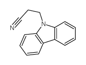 3-(9H-咔唑-9-基)丙腈结构式