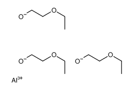 tris(2-ethoxyethanolato-O,O')aluminium结构式