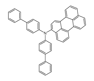 N,N-bis(4-phenylphenyl)perylen-3-amine结构式