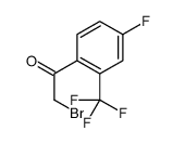 4-FLUORO-2-(TRIFLUOROMETHYL)PHENACYL BROMIDE结构式