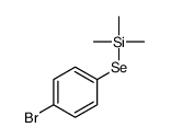 (4-bromophenyl)selanyl-trimethylsilane Structure