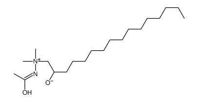 1-[acetamido(dimethyl)azaniumyl]hexadecan-2-olate结构式