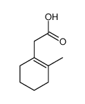 2-(2-methylcyclohexen-1-yl)acetic acid Structure