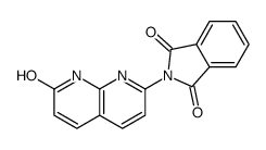 2-HYDROXY-7-N-PHTHALIMIDYL-1,8-NAPHTHYRIDINE结构式