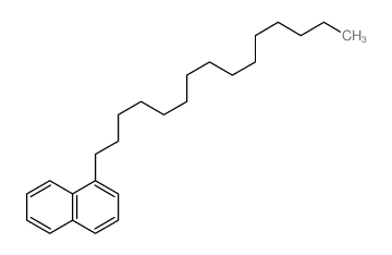 Naphthalene,1-pentadecyl- structure