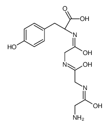 (2S)-2-[[2-[[2-[(2-aminoacetyl)amino]acetyl]amino]acetyl]amino]-3-(4-hydroxyphenyl)propanoic acid结构式