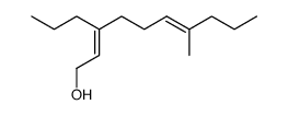 7-Methyl-3-propyl-2,6-decadien-1-ol结构式
