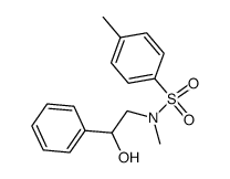 N-(2-hydroxy-2-phenylethyl)-N,4-dimethylbenzenesulfonamide结构式
