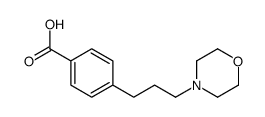 4-(3-morpholin-4-ylpropyl)benzoic acid Structure