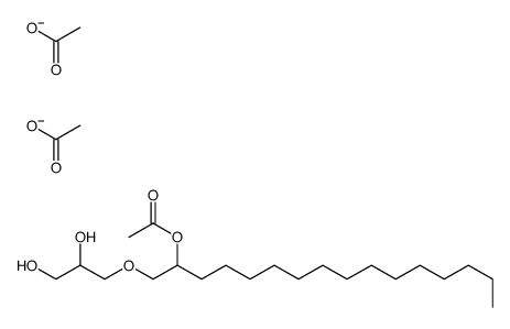 3-[[2-(Acetyloxy)hexadecyl]oxy]-1,2-propanediol diacetate结构式