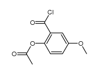 2-acetoxy-5-methoxybenzoyl chloride结构式
