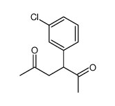 3-(3-chlorophenyl)hexane-2,5-dione Structure