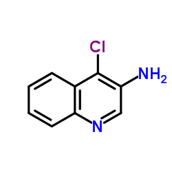 4-Chloro-3-quinolinamine Structure