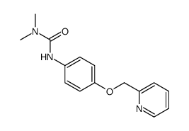 1,1-dimethyl-3-[4-(pyridin-2-ylmethoxy)phenyl]urea结构式