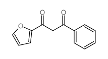 1-(2-furyl)-3-phenyl-propane-1,3-dione structure