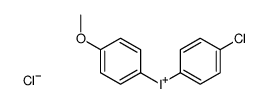 (4-chlorophenyl)-(4-methoxyphenyl)iodanium,chloride结构式