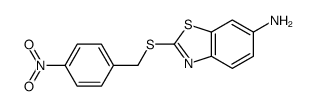 2-[(4-nitrophenyl)methylsulfanyl]-1,3-benzothiazol-6-amine Structure