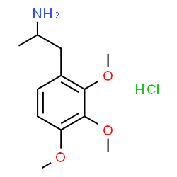 2,3,4-Trimethoxyamphetamine (hydrochloride) Structure