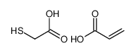 prop-2-enoic acid,2-sulfanylacetic acid Structure