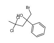 α-(bromomethyl)-α-(2,2-dichloropropyl)benzenemethanol Structure