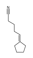 δ-Cyclopentyliden-valeronitril结构式