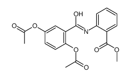 methyl 2-[(2,5-diacetyloxybenzoyl)amino]benzoate Structure