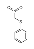 (Phenylthio)nitromethane structure