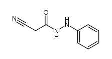 cyanoacetic acid N-phenylhydrazide Structure
