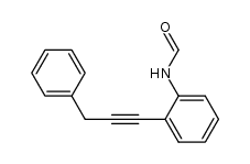 2-(3-phenyl-1-propynyl)formanilide Structure