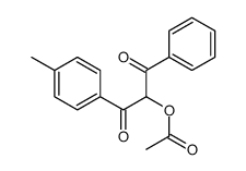 [1-(4-methylphenyl)-1,3-dioxo-3-phenylpropan-2-yl] acetate结构式