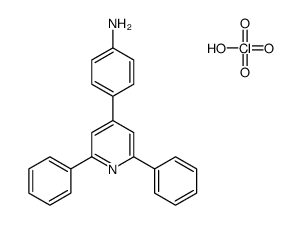 4-(2,6-diphenylpyridin-4-yl)aniline,perchloric acid Structure