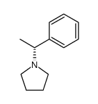 (R)-1-pyrrolidinyl-1-phenylethane Structure