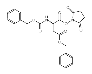 ZL-天冬氨酸β-苄基酯α-N-羟基琥珀酰亚胺酯结构式