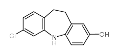 7-CHLORO-10,11-DIHYDRO-5H-DIBENZ[B,F]ACEPIN-2-OL结构式