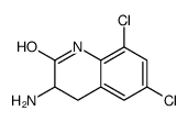 3-amino-6,8-dichloro-3,4-dihydro-1H-quinolin-2-one Structure