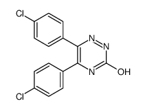 5,6-bis(4-chlorophenyl)-2H-1,2,4-triazin-3-one Structure