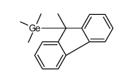 trimethyl-(9-methylfluoren-9-yl)germane Structure