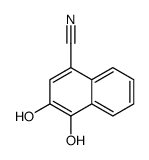 3,4-dihydroxynaphthalene-1-carbonitrile结构式