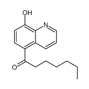 1-(8-hydroxyquinolin-5-yl)heptan-1-one结构式