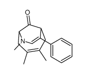 3,4,7-trimethyl-9-phenyl-7-azabicyclo[4.3.1]deca-3,8-dien-10-one结构式